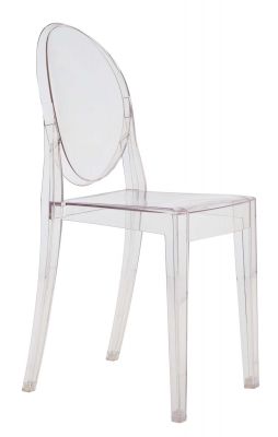 Victoria Ghost chair crystal clear Kartell